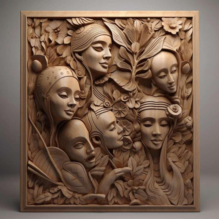 نموذج ثلاثي الأبعاد لآلة CNC 3D Art 